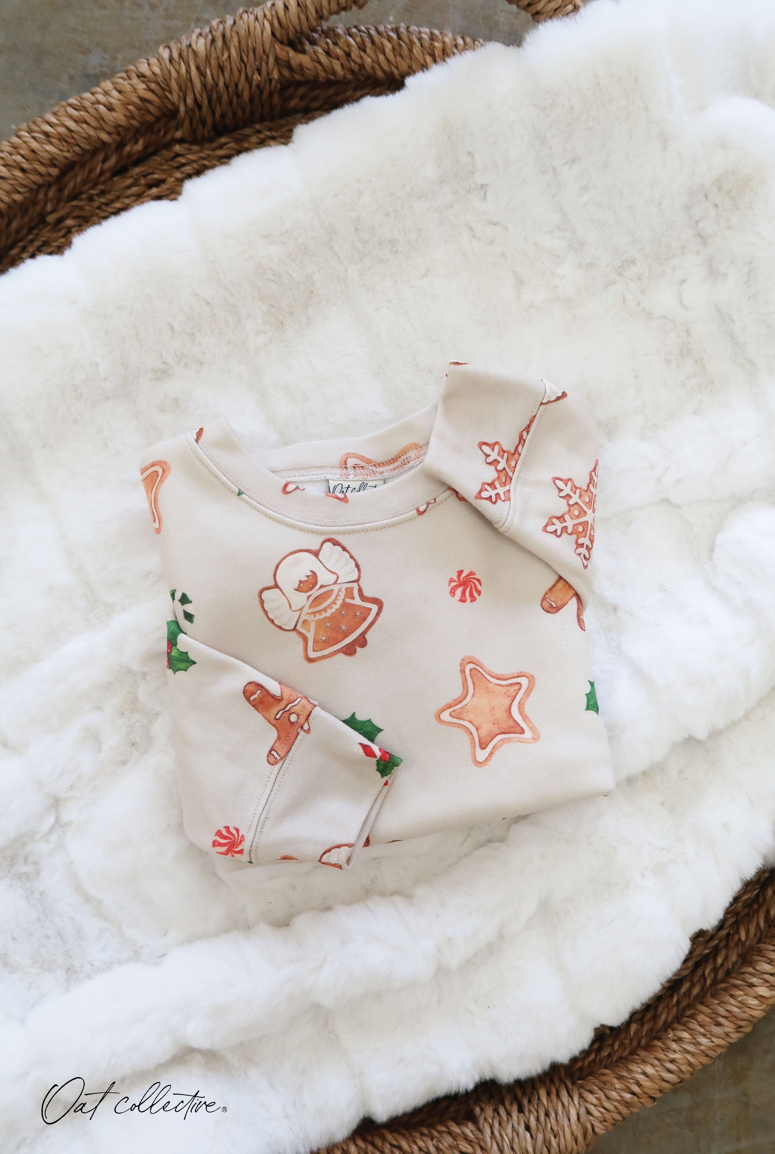 CHRISTMAS ALL OVER Toddler Graphic Sweatshirt